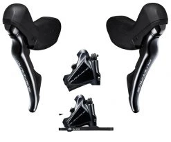 Shimano Dura-Ace ST-R9120 Mechanical Shift Lever and Caliper, Right, Rear, Hydraulic, Resin Pads