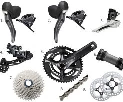 Shimano GRX RX810 2 x Mechanical Groupset