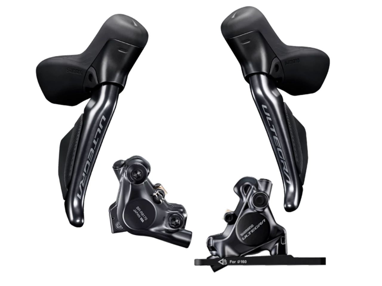 Shimano Ultegra R8170 Di2 12 Speed Shifter Set Disc Brake w. Caliper